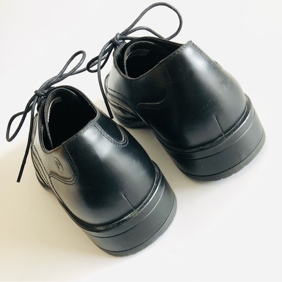 Rockport Black Leather Square Toe Oxfords - Picture 9 of 12